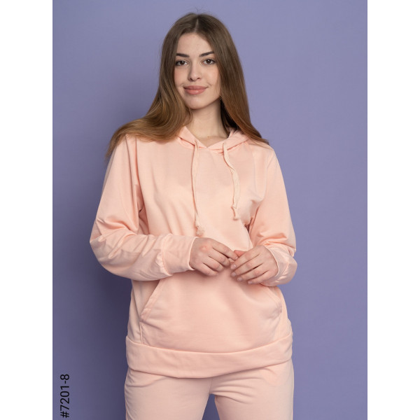 7201-8 Спортивний костюм жін кенгуру батал (4 од.: M, L, XL, 2XL)