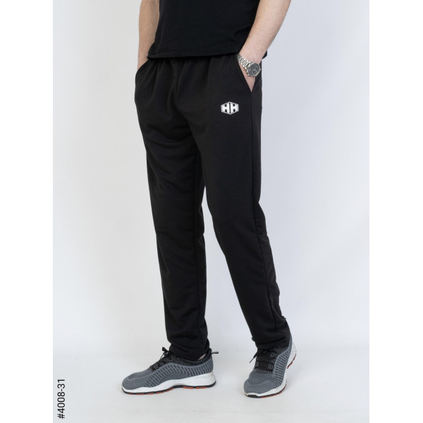 4008-31 Спортивні штани чоловічі прямі двунитка батал (5 од: 50,52,54,56,58)