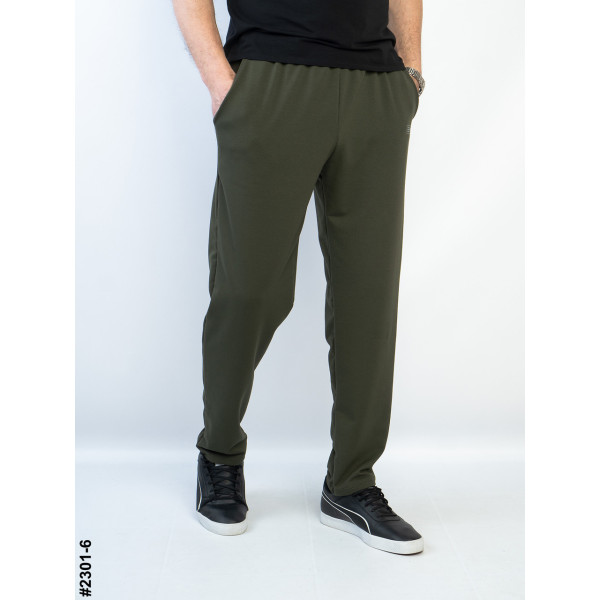 2301-6 Спортивні штани чоловічі прямі двунитка батал (5 од: 50,52,54,56,58)