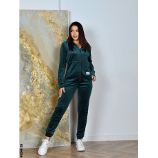 5244-30 Спортивний костюм жіночий на блискавці велюр норма (5 од: 44,46,48,50,52)