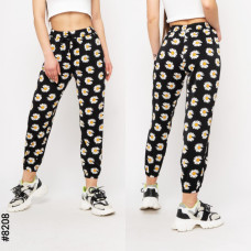 8208 ЛЁГКИЕ БРЮКИ С ЦВЕТОЧНЫМ ПРИНТОМ