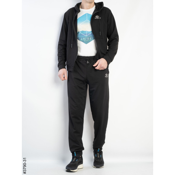 3790-31 Спортивний костюм чоловічий на манжеті двонитка норма (5 од: 48,50,52,54,56)