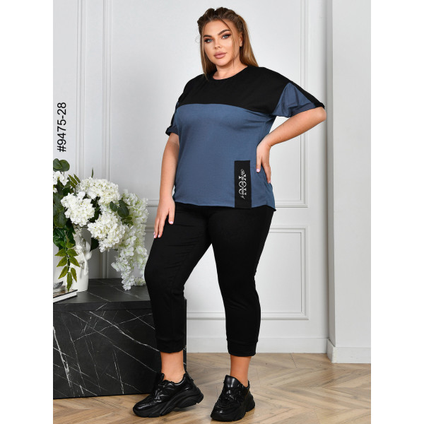 9475-28 Спортивний костюм жіночий двунитка батал (4 од: 54,56,58,60)