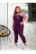 7102-58 Спортивний костюм жіночий двунитка батал (5 од: 52,54,56,58,60)