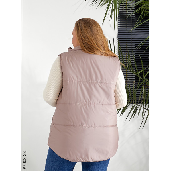 7003-23 Жилетка жіноча на холофайбері батал (3 од: 54,56,58)