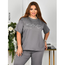 6210-34 Спортивний костюм жіночий двонитка батал (4 од: 54,56,58,60)