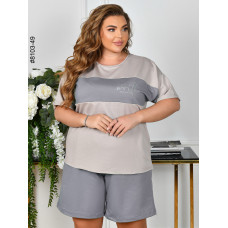 8103-49 Спортивний костюм жіночий двонитка батал (4 од: 54,56,58,60)