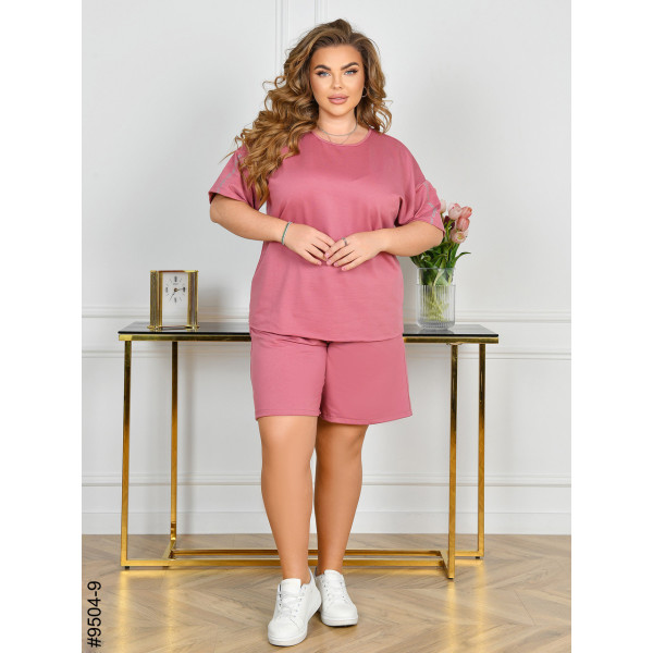 9504-9 Спортивний костюм жіночий двонитка батал (4 од: 54,56,58,60)