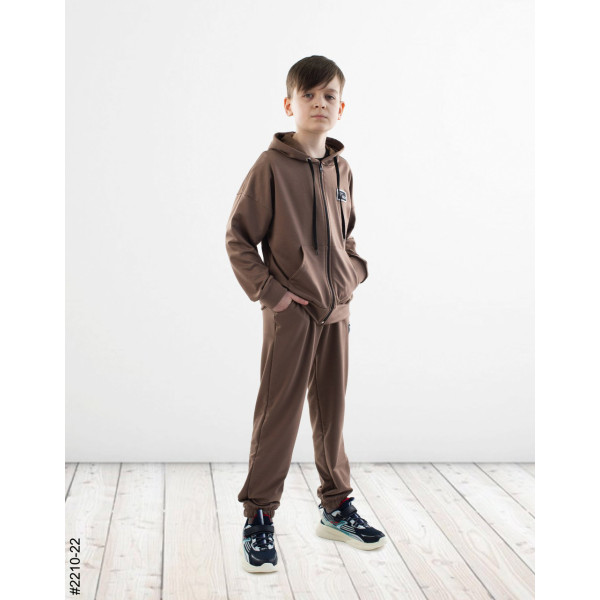 2210-22 Спортивний костюм на блискавці двонитка підліток (4 од: 36,38,40,42)