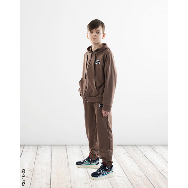 2210-22 Спортивний костюм на блискавці двонитка підліток (4 од: 36,38,40,42)