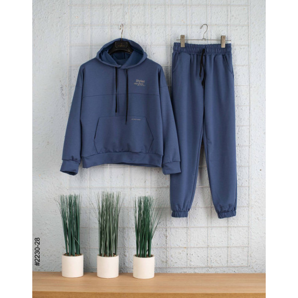 2230-28 Спортивний костюм двонитка підліток (4 од: 36,38,40,42)