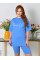 1501-29 Костюм жіночий футболка + велосипедки турецька бавовна напівбатал (3 од:48,50,52)
