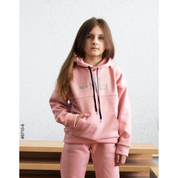 5710-8 Спортивний костюм тринитка на флісі підліток (4 од: 36,38,40,42)