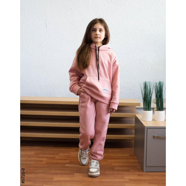 5720-8 Спортивний костюм тринитка на флісі підліток (4 од: 36,38,40,42)