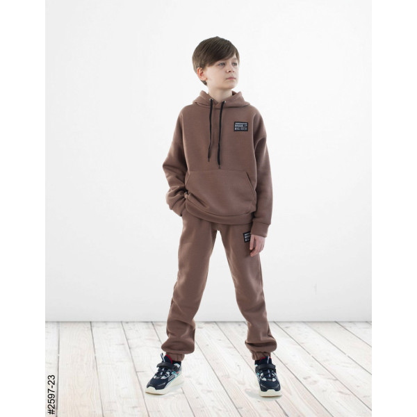 2597-23 Спортивний костюм тринитка на флісі підліток (4 од: 36,38,40,42)