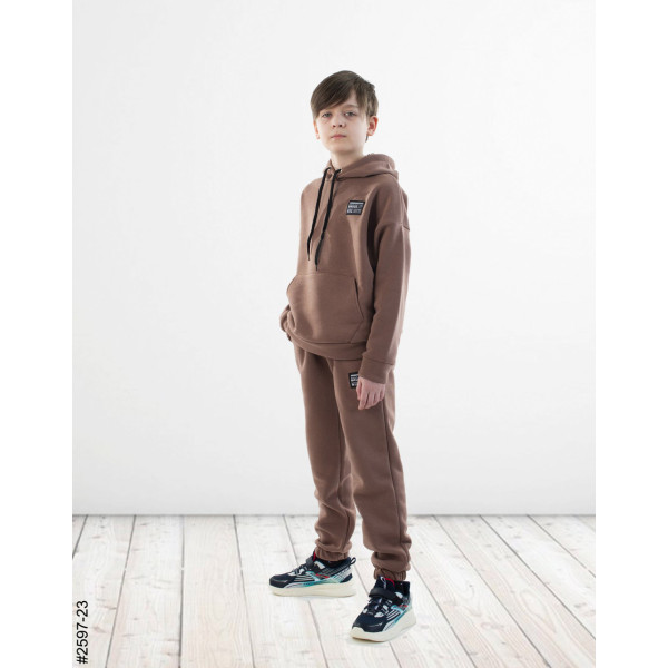 2597-23 Спортивний костюм тринитка на флісі підліток (4 од: 36,38,40,42)