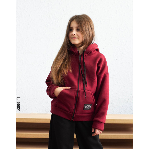 2563-13 Спортивний костюм тринитка на флісі підліток (4 од: 36,38,40,42)