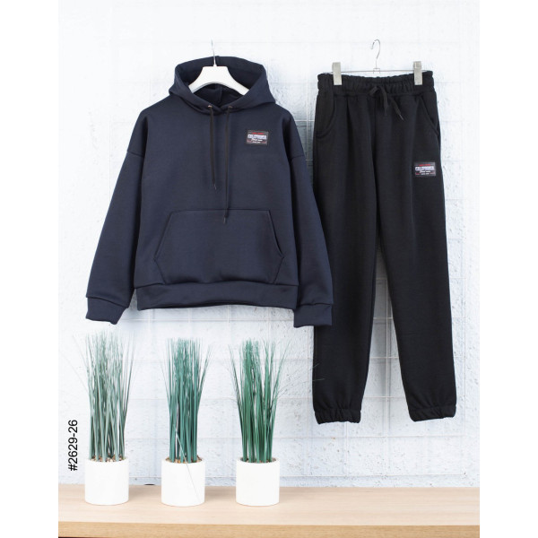 2629-26 Спортивний костюм тринитка на флісі підліток (4 од: 36,38,40,42)