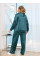 7310-2 Спортивний костюм жіночий на блискавці велюр прямі штани батал (3 од: 50,52,54)