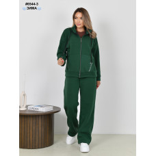 6544-3 Спортивний костюм жіночий тринитка на флісі норма (4 од: 44,46,48,50)