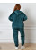 8383-1 Спортивний костюм жіночий на блискавці велюр напівбатал (4 од: 48,50,52,54)