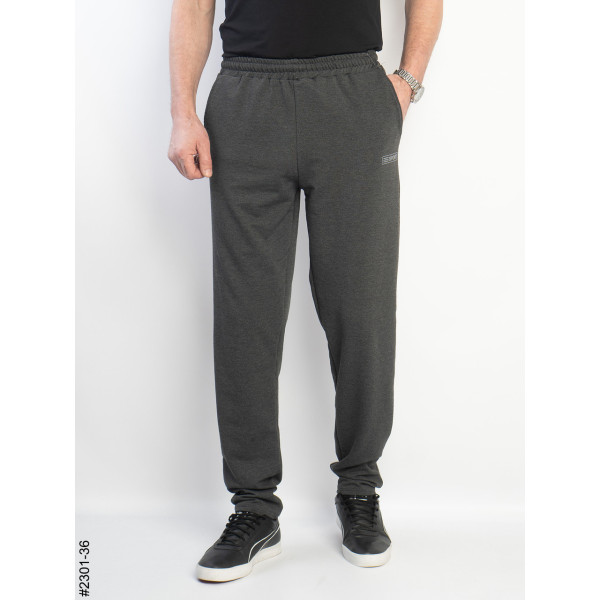 2301-36 Спортивні штани чоловічі прямі двунитка батал (5 од: 50,52,54,56,58)