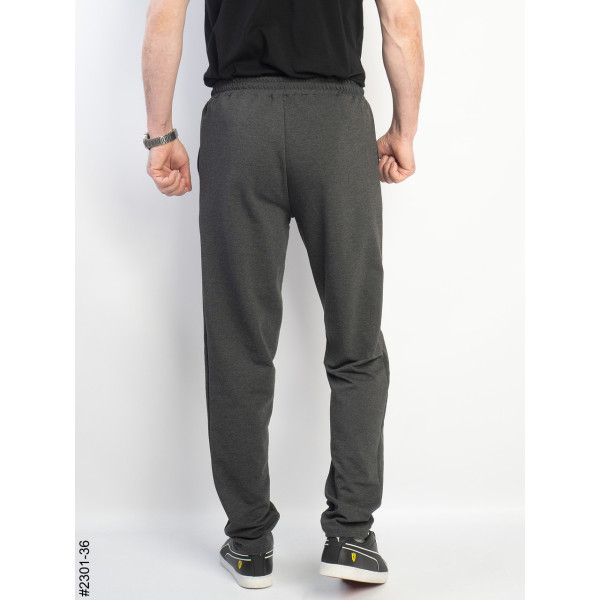 2301-36 Спортивні штани чоловічі прямі двунитка батал (5 од: 50,52,54,56,58)