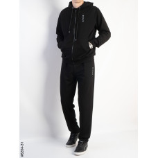 6204-31 Спортивний костюм чоловічий пряма штанина турецька двонитка норма (5 од: 48,50,52,54,56)