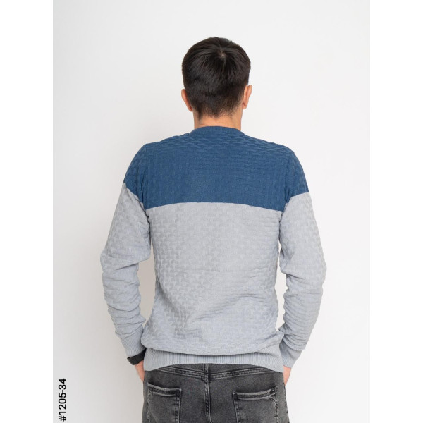 1205-34 Светр чоловічий машинне в'язання норма (3 од: М,L,XL)