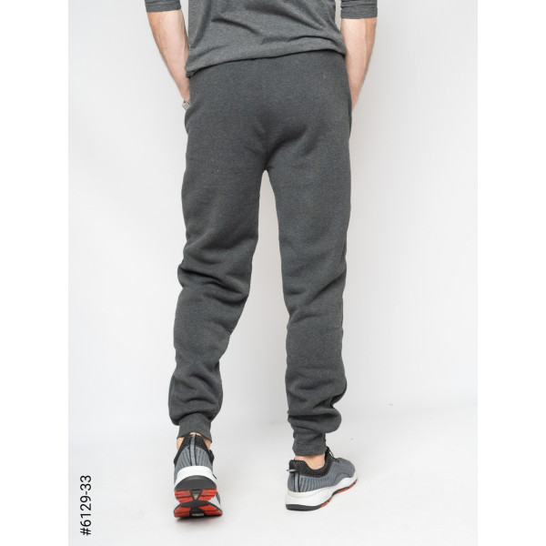 6129-33 Спортивні штани чоловічі на флісі котон норма (6 од: М,L,XL,2XL)