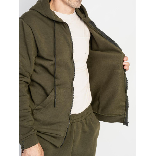 4865-6 Спортивний костюм чоловічий трьохнитка на флісі норма (5 од: 48,50,52,54,56)