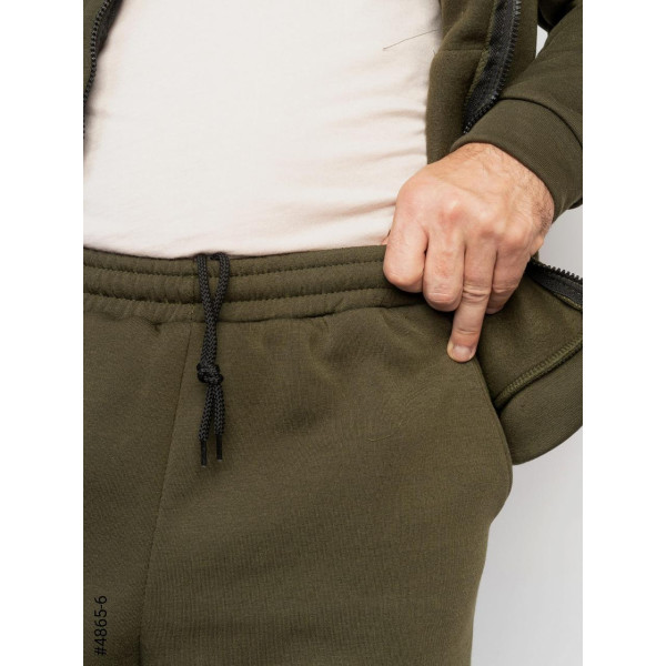 4865-6 Спортивний костюм чоловічий трьохнитка на флісі норма (5 од: 48,50,52,54,56)