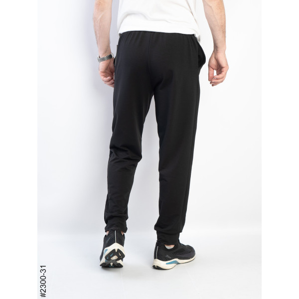 2300-31 Спортивні штани чоловічі на манжеті двунитка батал (5 од: 50,52,54,56,58)