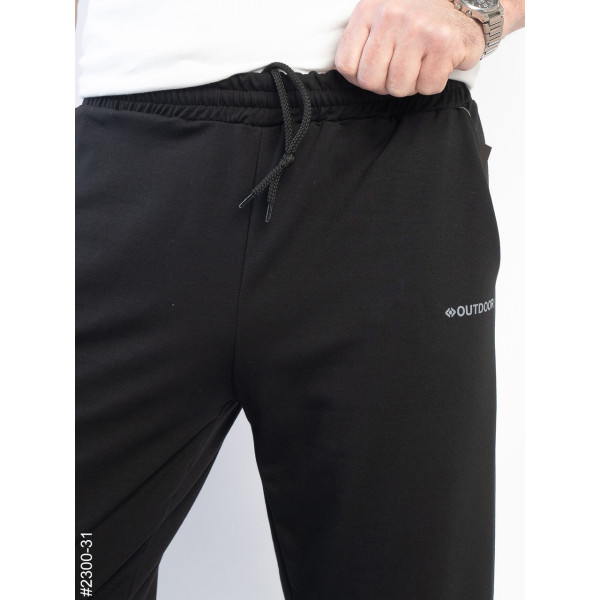 2300-31 Спортивні штани чоловічі на манжеті двунитка батал (5 од: 50,52,54,56,58)