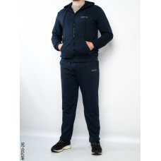 6700-26 Спортивний костюм на блискавці чоловічий пряма штанина двонитка батал (3 од: 56,58,60)