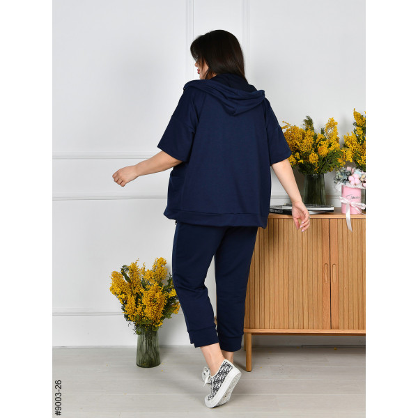 9003-26 Спортивний костюм жіночий на блискавці двунитка супербатал (4 од: 54,56,58,60)