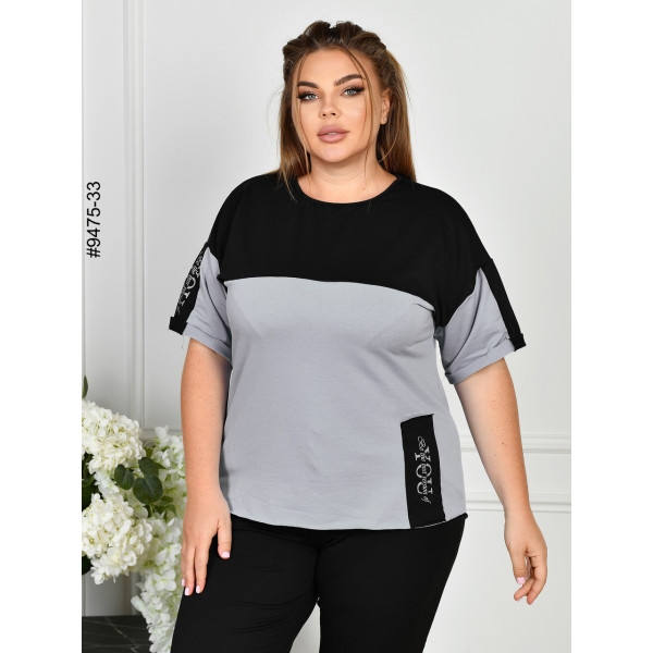 9475-33 Спортивний костюм жіночий двунитка батал (4 од: 54,56,58,60)