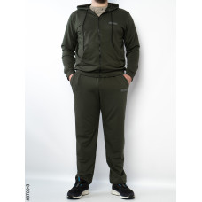 6700-5 Спортивний костюм на блискавці чоловічий пряма штанина двонитка батал (3 од: 56,58,60)