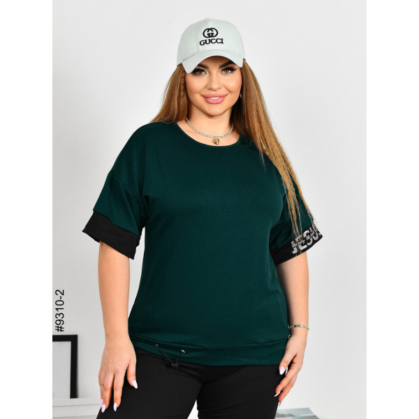 9310-2 Спортивний костюм жіночий двунитка напівбатал (4 од: 48,50,52,54)