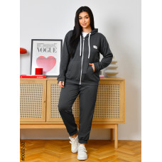 5002-32 Спортивний костюм жіночий двонитка на блискавці батал (4 од: 50,52,54,56)