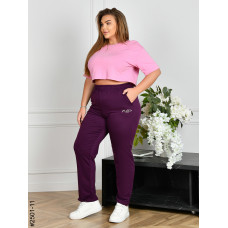 2501-11 Спортивні штани жіночі двонитка батал (4 од: 54,56,58,60)