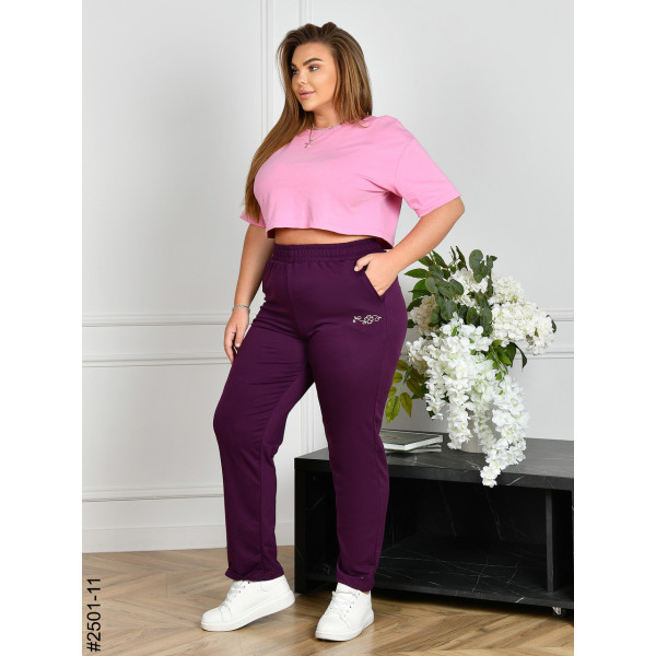 2501-11 Спортивні штани жіночі двонитка батал (4 од: 54,56,58,60)