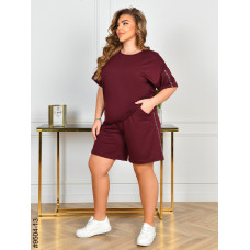 9504-13 Спортивний костюм жіночий двонитка батал (4 од: 54,56,58,60)