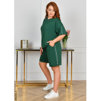 9255-3 Спортивний костюм жіночий двонитка напівбатал (4 од: 48,50,52,54)