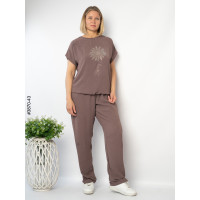 3870-43 Спортивний костюм жіночий креп батал (4 од: 50,52,54,56)