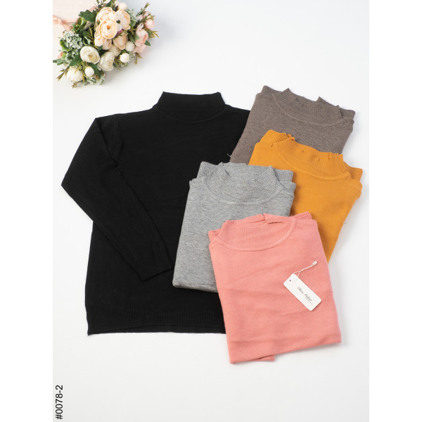 МІКС 0078-2 Жіночій гольф батал (мікс кольорів 5 од: 54-60 універсальний)