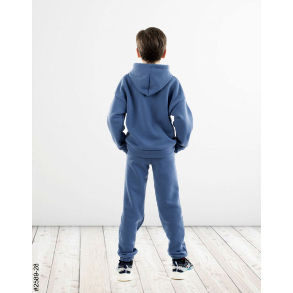 2589-28 Спортивний костюм на блискавці тринитка на флісі підліток (4 од: 36,38,40,42)
