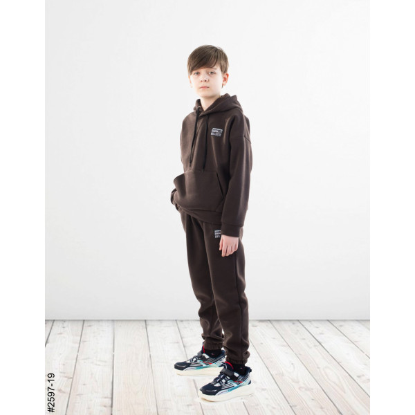 2597-19 Спортивний костюм тринитка на флісі підліток (4 од: 36,38,40,42)