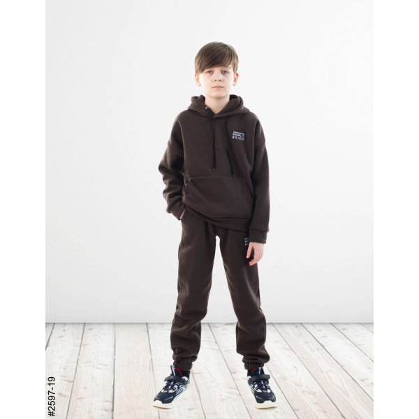2597-19 Спортивний костюм тринитка на флісі підліток (4 од: 36,38,40,42)