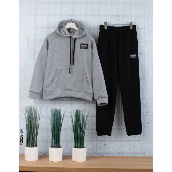 2629-34 Спортивний костюм тринитка на флісі підліток (4 од: 36,38,40,42)